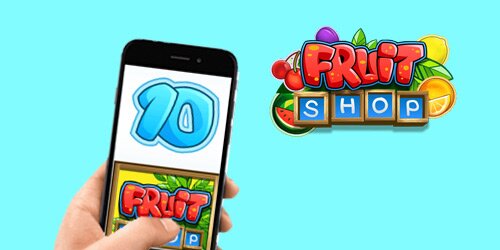 Fruit Shop is ook gemakkelijk op de mobiel te spelen